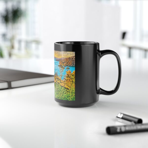 Black Mug (11oz, 15oz) Featuring SUNRISE OVER LAKE COEUR d'ALENE | Exclusive Photography by Fevold Photography - Image 11