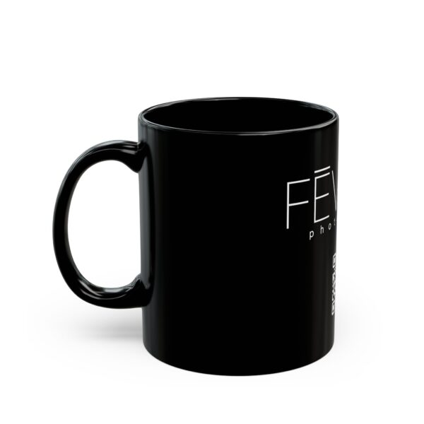 Black Mug (11oz, 15oz) Featuring LOGO | Exclusive Photography by Fevold Photography - Image 3