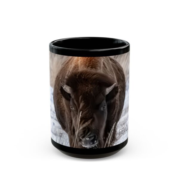 Black Mug (11oz, 15oz) Featuring NORTH DAKOTA ICON | Exclusive Photography by Fevold Photography