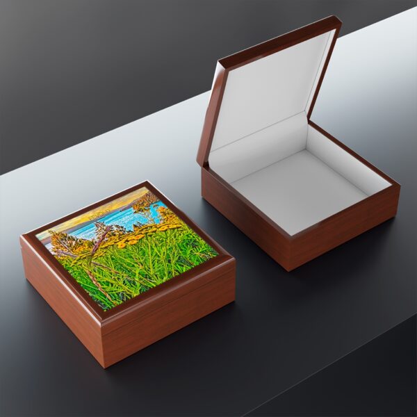 Jewelry/Keepsake Box featuring SUNRISE OVER LAKE COEUR d'ALENE | Exclusive Photography by Fevold Photography - Image 6