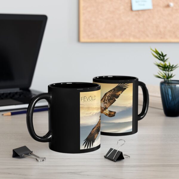 Black Mug (11oz, 15oz) Featuring SKY HIGH | Exclusive Photography by Fevold Photography - Image 3