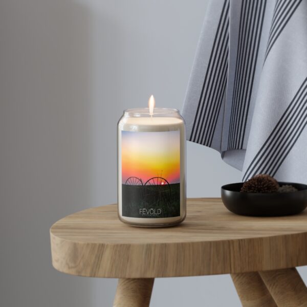 Scented Candle, 13.75oz Featuring DUSK IN NEBRASKA| Exclusive Photography by Fevold Photography - Image 9