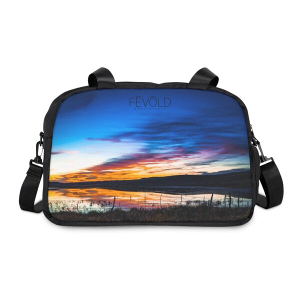 Fitness Handbag (with Shoulder Strap) Featuring SANDHILLS SUNSET | Exclusive Photography by Fevold Photography - Image 2