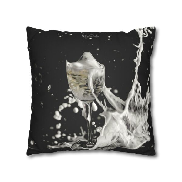 Uniquely Designed Faux Suede Square Pillowcase Featuring PARTY FOUL | Exclusive Photography by Fevold Photography - Image 11