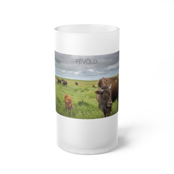 Frosted Glass Beer Mug Featuring NEW TO THE HERD | Exclusive Photography by Fevold Photography