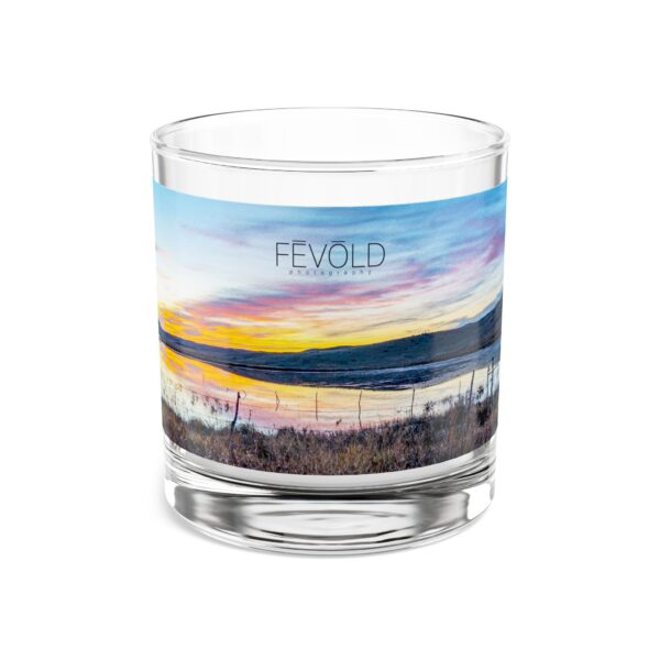 Rocks Glass, 10oz Featuring SANDHILLS SUNSET | Exclusive Photography by FEVOLD PHOTOGRAPHY - Image 3