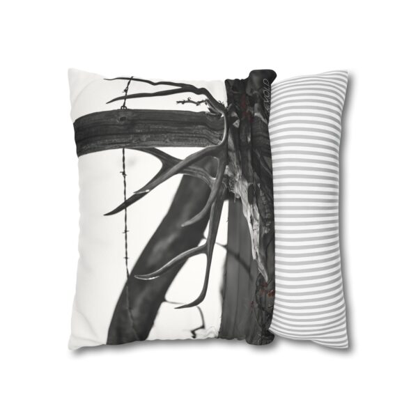 Uniquely Designed Faux Suede Square Pillowcase Featuring KILL PILE | Exclusive Photography by Fevold Photography - Image 12