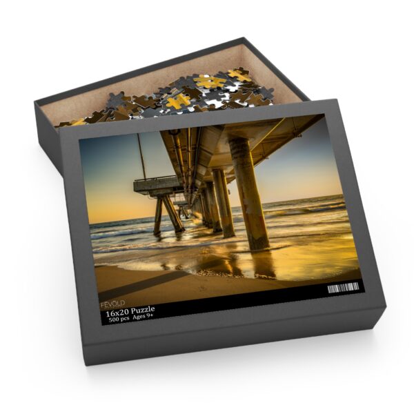 Puzzle (252-Piece) featuring GOLDEN HOUR AT VENICE BEACH | Exclusive Photo by Fevold Photography - Image 3