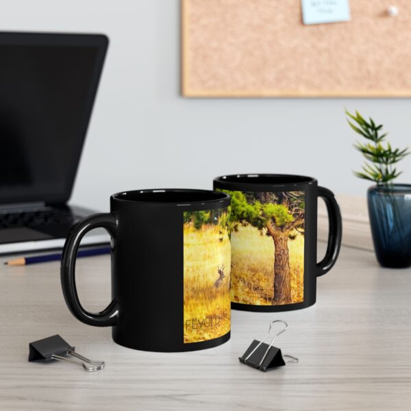 Black Mug (11oz, 15oz) Featuring AWARE | Exclusive Photography by Fevold Photography - Image 5