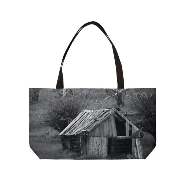 The Weekender Tote Bag.  Featuring CABIN IN THE HILLS | Exclusive Photography by Fevold Photography - Image 2