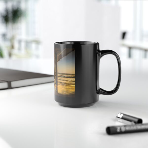 Black Mug (11oz, 15oz) Featuring GOLDEN HOUR AT VENICE BEACH | Exclusive Photography by Fevold Photography - Image 11