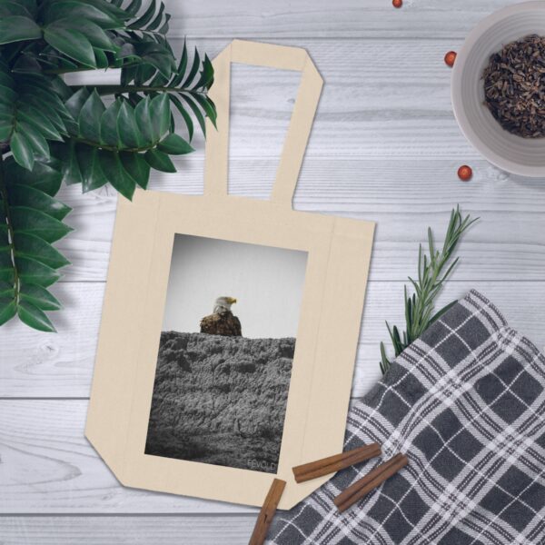 Double Wine Tote Bag featuring RESTING ON THE CLIFFS | Exclusive Photo by Fevold Photography - Image 3