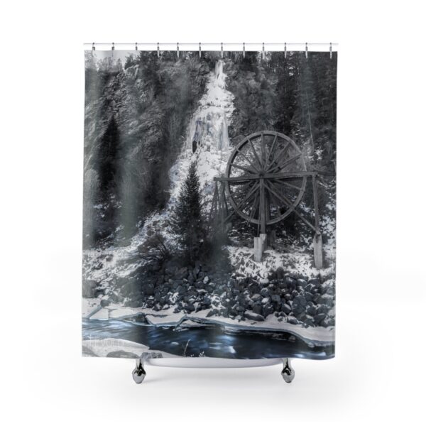 Shower Curtain featuring CONFLUENCE, Exclusive Photo by Fevold Photography