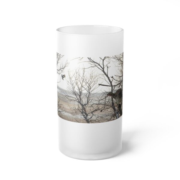 Frosted Glass Beer Mug Featuring SPYING EYES | Exclusive Photography by Fevold Photography