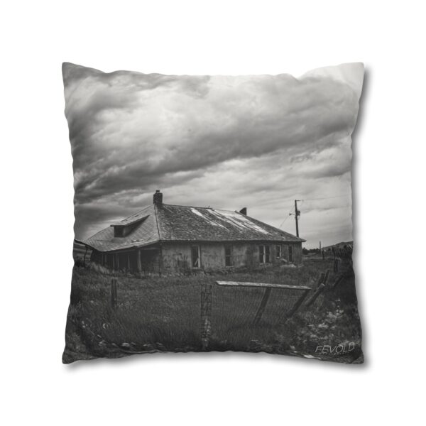 Uniquely Designed Faux Suede Square Pillowcase Featuring NORTH DAKOTA BACKROADS | Exclusive Photography by Fevold Photography - Image 15