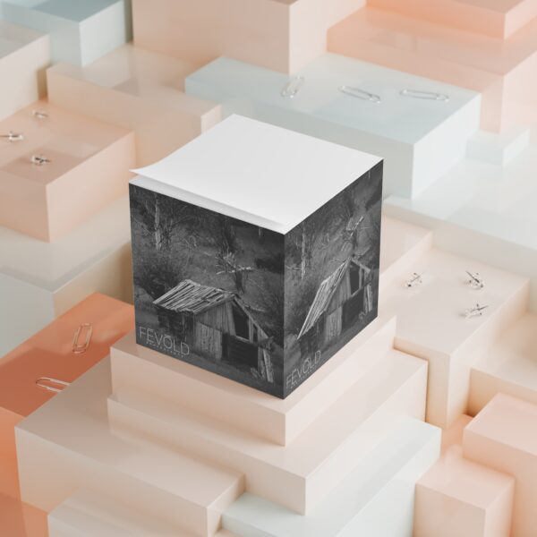 Note Cube featuring CABIN IN THE HILLS, Exclusive Photo by Fevold Photography - Image 4