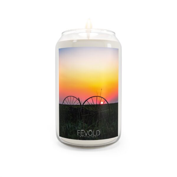 Scented Candle, 13.75oz Featuring DUSK IN NEBRASKA| Exclusive Photography by Fevold Photography