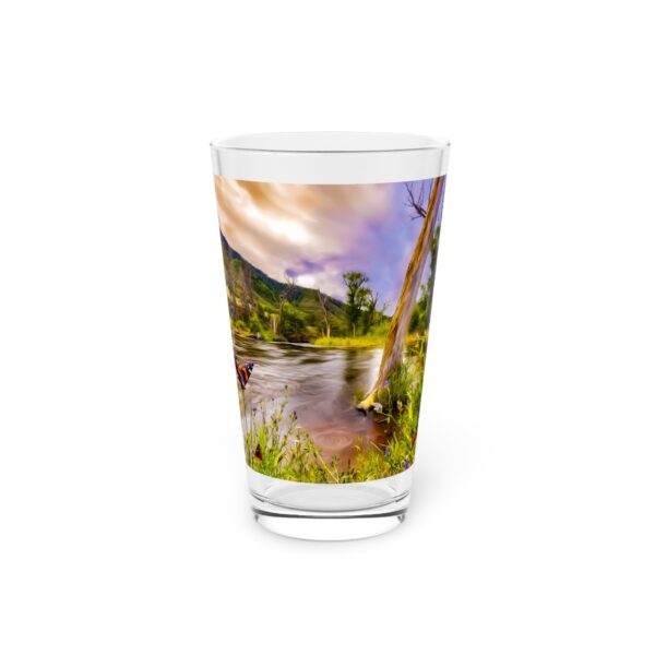 Pint Glass (16oz), Featuring SATURATED WITH SURREALISM | Exclusive photography by Fevold Photography - Image 3