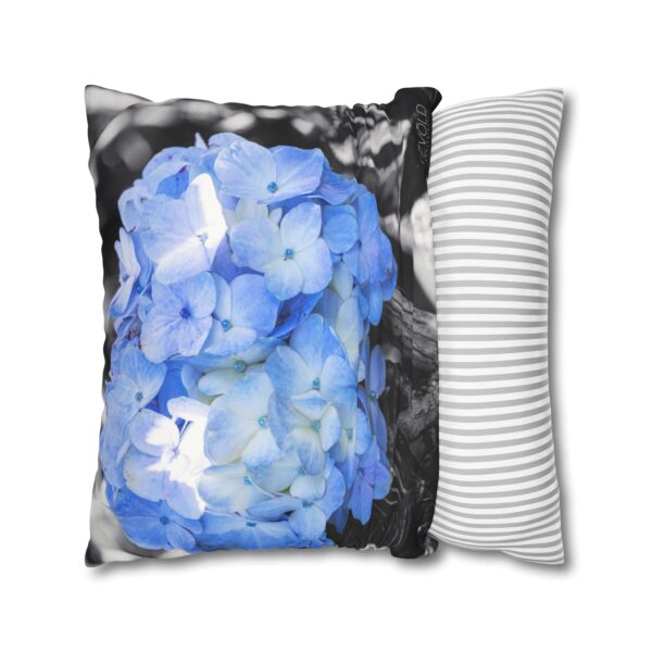 Uniquely Designed Faux Suede Square Pillowcase Featuring IN BLOOM | Exclusive Photography by Fevold Photography - Image 4