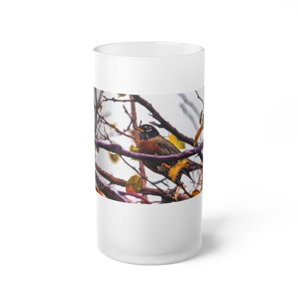 Frosted Glass Beer Mug Featuring LEAF GLOBE | Exclusive Photography by Fevold Photography