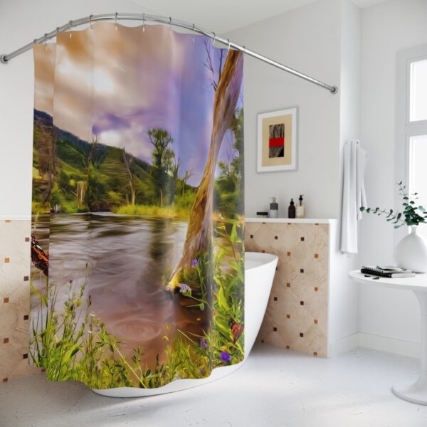 Shower Curtain featuring SATURATED WITH SURREALISM, Exclusive Photo by Fevold Photography - Image 4