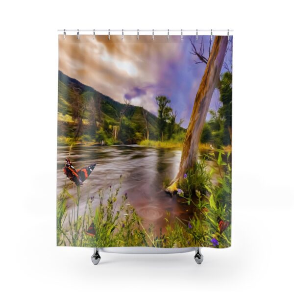 Shower Curtain featuring SATURATED WITH SURREALISM, Exclusive Photo by Fevold Photography