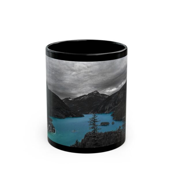 Black Mug (11oz, 15oz) Featuring DIABLO LAKE | Exclusive Photography by Fevold Photography