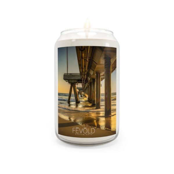 Scented Candle, 13.75oz Featuring GOLDEN HOUR AT VENICE BEACH | Exclusive Photography by Fevold Photography - Image 10