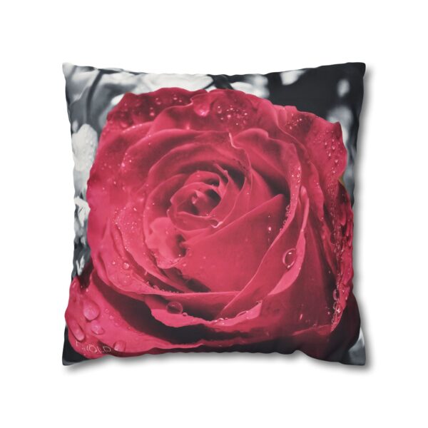 Uniquely Designed Faux Suede Square Pillowcase Featuring SYMBOL OF LOVE | Exclusive Photography by Fevold Photography - Image 13