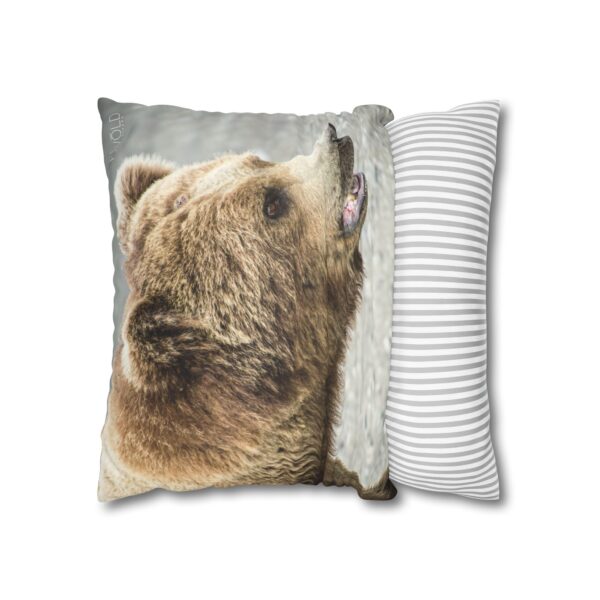 Uniquely Designed Faux Suede Square Pillowcase Featuring ALASKAN MAJESTY | Exclusive Photography by Fevold Photography - Image 10