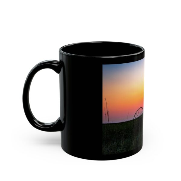 Black Mug (11oz, 15oz) Featuring DUSK IN NEBRASKA | Exclusive Photography by Fevold Photography - Image 4