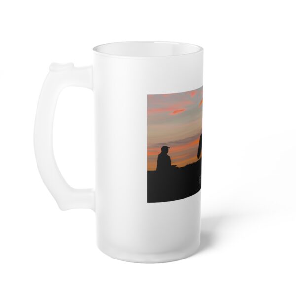 Frosted Glass Beer Mug Featuring CROSSFIRE | Exclusive Photography by Fevold Photography - Image 3