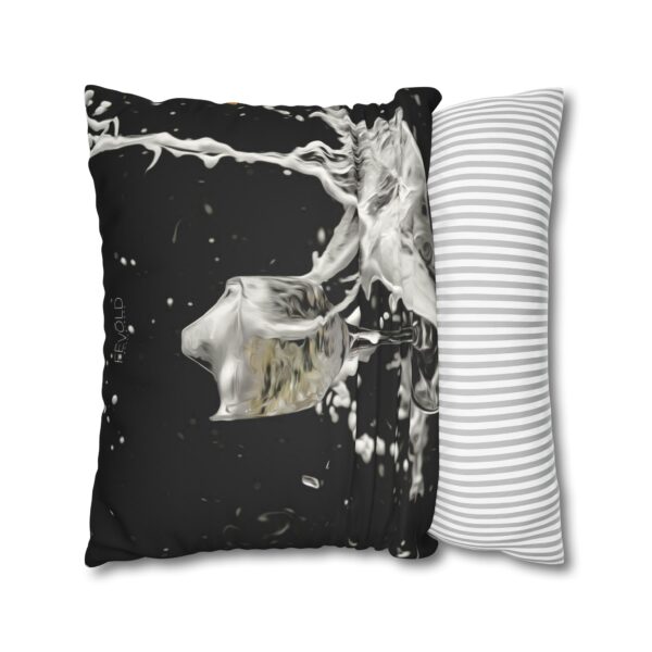 Uniquely Designed Faux Suede Square Pillowcase Featuring PARTY FOUL | Exclusive Photography by Fevold Photography - Image 16