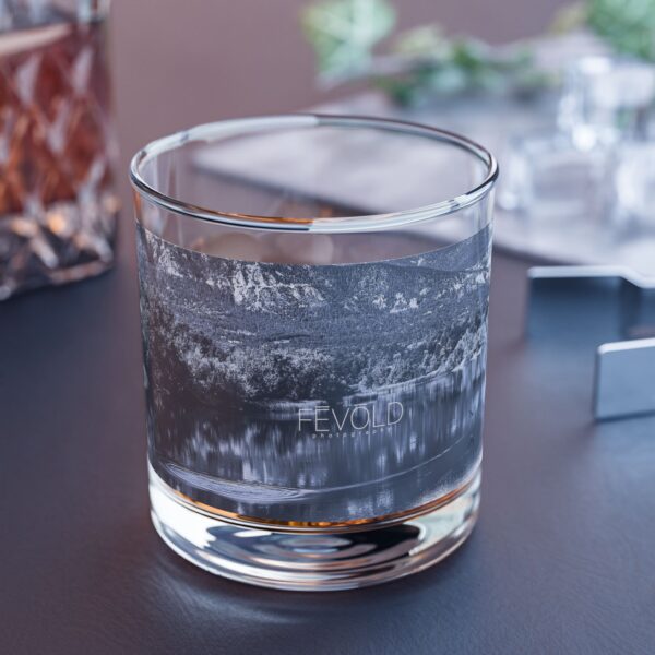 Rocks Glass, 10oz Featuring A TROUT TAKES FLIGHT | Exclusive Photography by FEVOLD PHOTOGRAPHY - Image 2