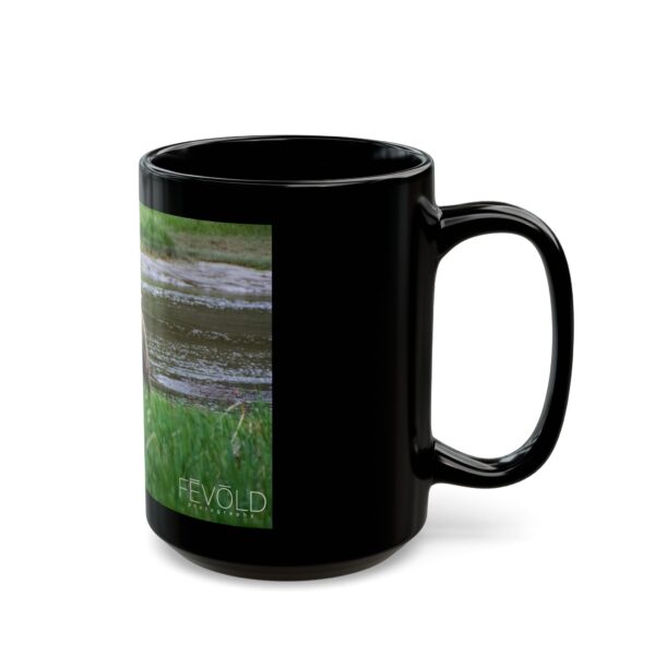 Black Mug (11oz, 15oz) Featuring BEAR STARE | Exclusive Photography by Fevold Photography - Image 2