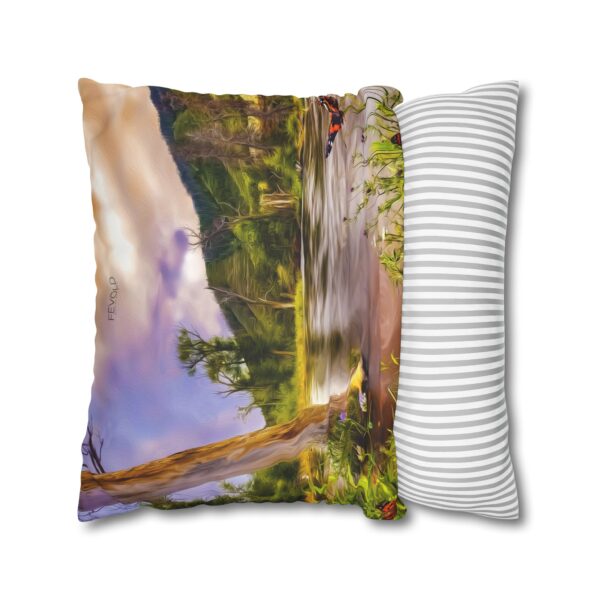 Uniquely Designed Faux Suede Square Pillowcase Featuring SATURATED WITH SURREALISM | Exclusive Photography by Fevold Photography - Image 14