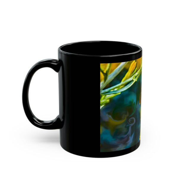 Black Mug (11oz, 15oz) Featuring POLLEN SMUGGLER | Exclusive Photography by Fevold Photography - Image 5