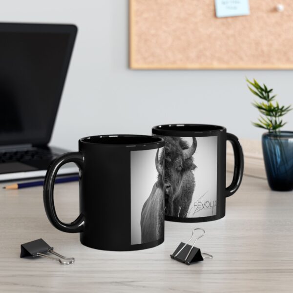 Black Mug (11oz, 15oz) Featuring NORTH DAKOTA STRONG | Exclusive Photography by Fevold Photography - Image 2