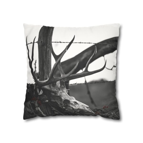 Uniquely Designed Faux Suede Square Pillowcase Featuring KILL PILE | Exclusive Photography by Fevold Photography - Image 9