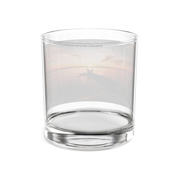 Rocks Glass, 10oz Featuring DUSK AT SANDY BEACH | Exclusive Photography by FEVOLD PHOTOGRAPHY - Image 5