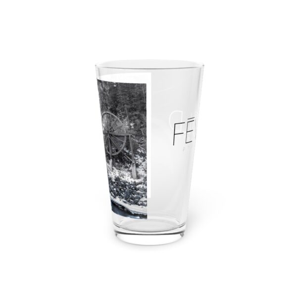 Pint Glass (16oz), Featuring CONFLUENCE | Exclusive photography by Fevold Photography - Image 2