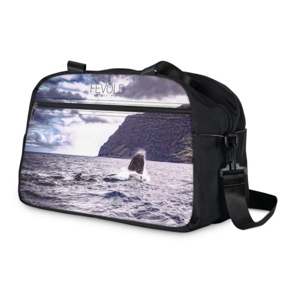 Fitness Handbag (with Shoulder Strap) Featuring A HUMPBACK'S WARNING | Exclusive Photography by Fevold Photography - Image 3