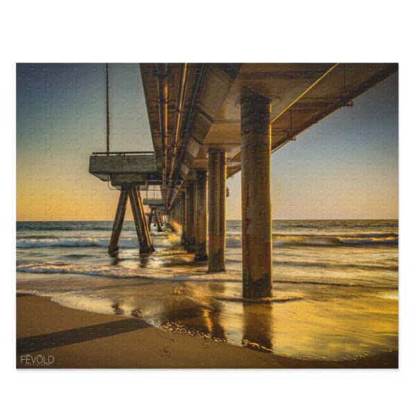 Puzzle (252-Piece) featuring GOLDEN HOUR AT VENICE BEACH | Exclusive Photo by Fevold Photography