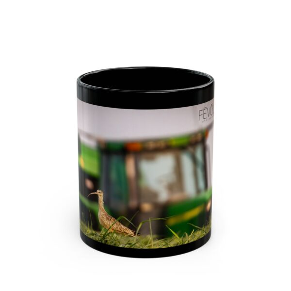 Black Mug (11oz, 15oz) Featuring A CURLEW IN ITS ELEMENT | Exclusive Photography by Fevold Photography