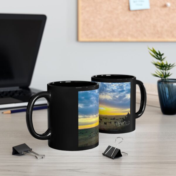 Black Mug (11oz, 15oz) Featuring RANCH LIFE | Exclusive Photography by Fevold Photography - Image 2