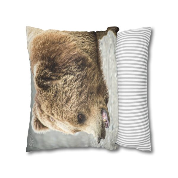 Uniquely Designed Faux Suede Square Pillowcase Featuring ALASKAN MAJESTY | Exclusive Photography by Fevold Photography - Image 16