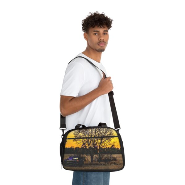 Fitness Handbag (with Shoulder Strap) Featuring LEAVING THE TREE STAND | Exclusive Photography by Fevold Photography - Image 4