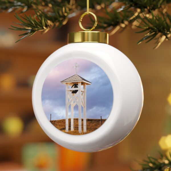 Christmas Ball Ornament featuring JOHN 8:12, Exclusive Photo by Fevold Photography - Image 3