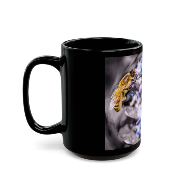 Black Mug (11oz, 15oz) Featuring BUBBLE BEE | Exclusive Photography by Fevold Photography - Image 9