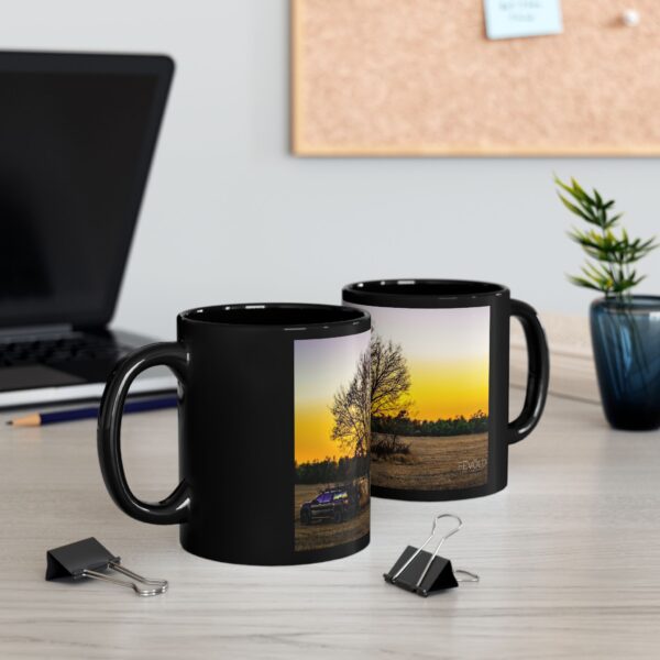 Black Mug (11oz, 15oz) Featuring LEAVING THE TREE STAND | Exclusive Photography by Fevold Photography - Image 2